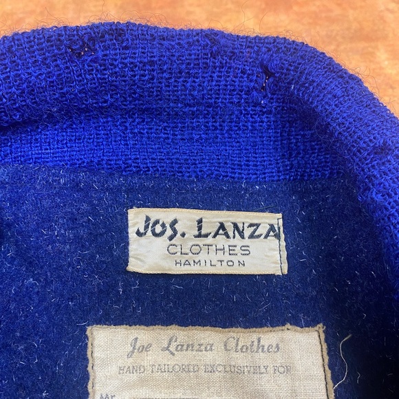 1963 Softball Assoc Wool coat Jos Lanza Burlington - Picture 8 of 12
